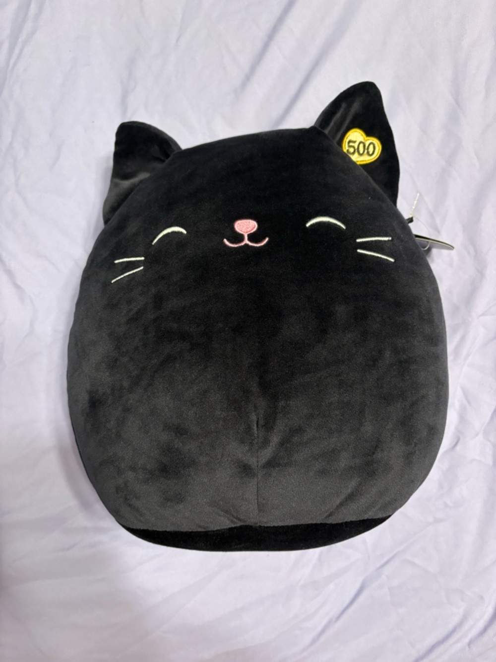 Squishmallow Jack the Black Cat 500th edition